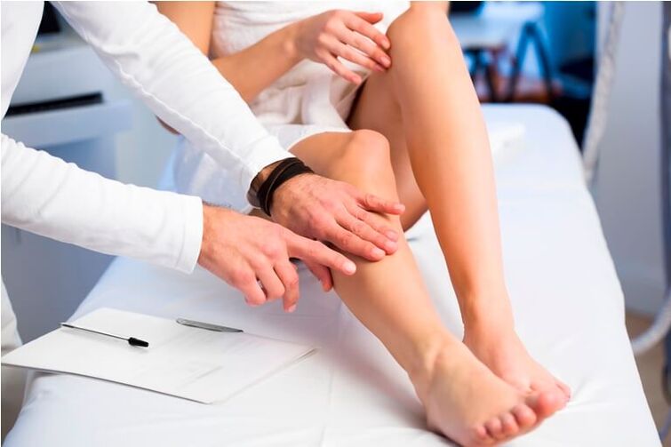 Diagnosis of varicose veins on the legs